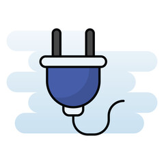 Plug vector icon