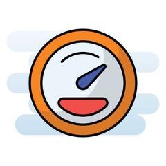 Meter vector icon