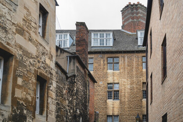 Back street and building in Oxford