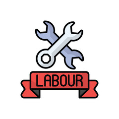 Labour Day vector icon