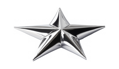 PNG Y2k chrome shooting star metallic abstract art. 
