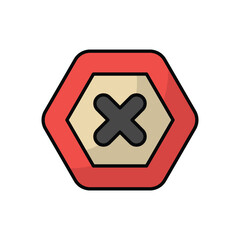 Stop Sign vector icon