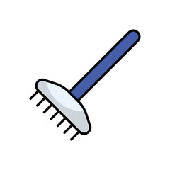 Rake vector icon