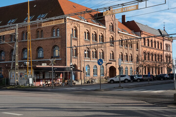 Brick buildings at Hamngatan, Ystad