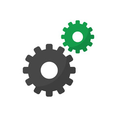 Fototapeta premium Gear vector icon