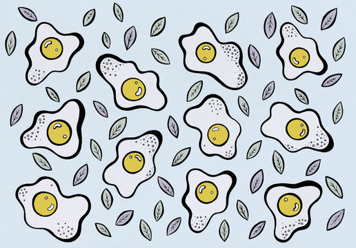Fried Eggs Pattern