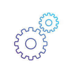 Gear vector icon
