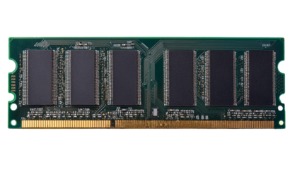 RAM Module, Black Chip, Transparent PNG