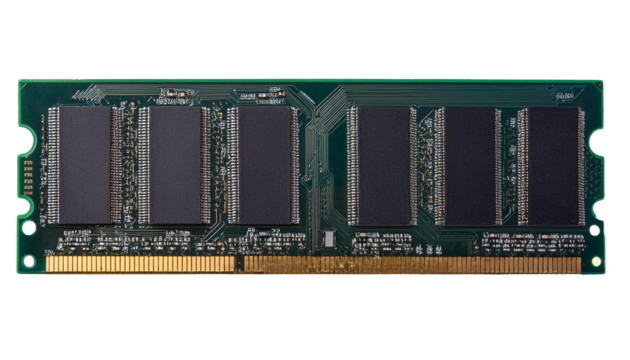 RAM Module, Black Chip, Transparent PNG