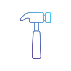 Hammer vector icon