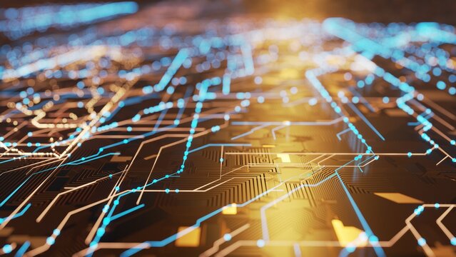 Motherboard and circuit background