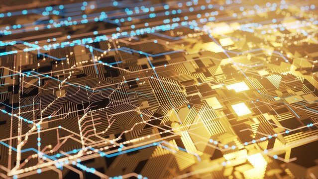 Motherboard and circuit background