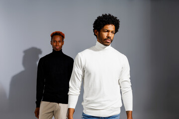 Stylish turtleneck fashion