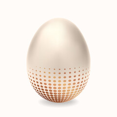 Easter egg. Egg decoration. Ornamental egg. Festive eggs. Easter festival seasonal decoration. Holiday Easter art. Easter holiday design. Elegant egg. Eggs with pattern. Egg with ornament illustration