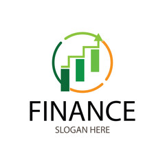 finance logo design vector 