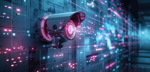 Cybersecurity: Digital Surveillance with a Security Camera
