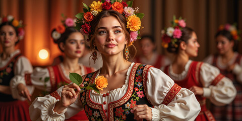 Traditional Russian Dance Performance