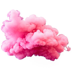 Fototapeta premium pink smoke isolated on transparent background