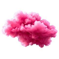 Fototapeta premium pink smoke isolated on transparent background