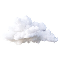Naklejka premium white smoke isolated on transparent background