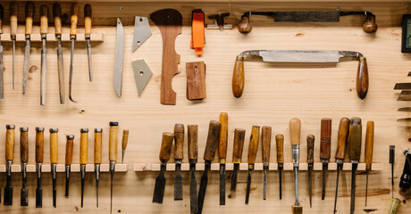 Craftsmanship Tools for Spanish Flamenco Guitar Making