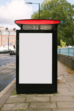 Bus Stop Billboard Mockup