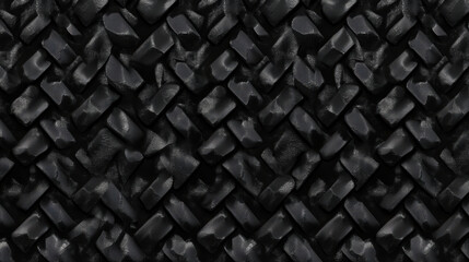 Abstract black textured surface with geometric pattern