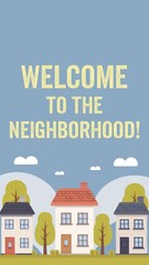Welcome to the neighborhood with charming houses and trees