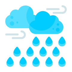 Drizzle Vector Icon Design