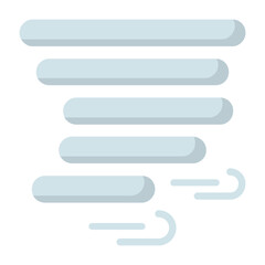 Obraz premium Hurricane Vector Icon Design