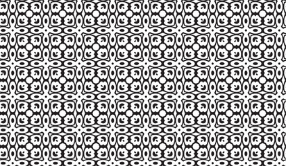 Monochrome geometric pattern with abstract black and white design