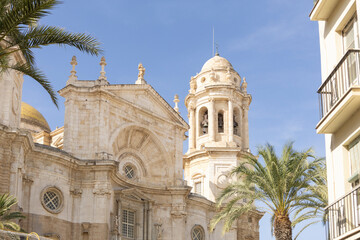 Cadiz, spain, September 12 2024 The Holy Cross Cathedral in Cadiz, Andalusia, Spain. © © Raymond Orton
