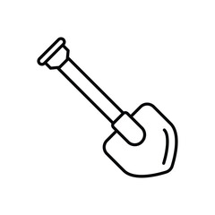 Shovel vector icon
