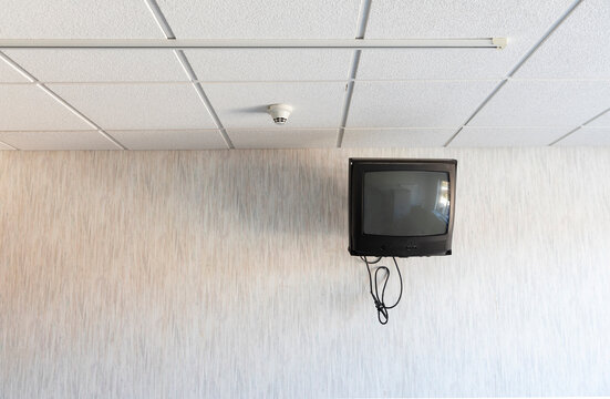 Vintage Television Screen on wall 