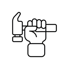 Labour Day vector icon