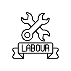 Labour Day vector icon