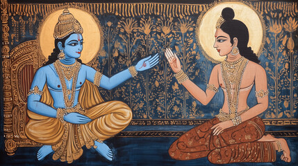 Krishna Teaches Arjuna Profound Lessons of Life and Duty in Sacred Dialogue