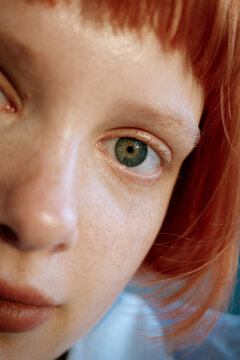 Closeup of Woman Eye - Natural Beauty