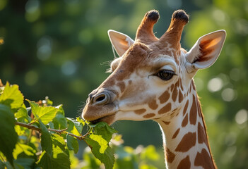 portrait of a giraffe