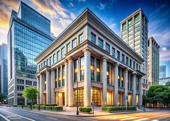 Large modern office building