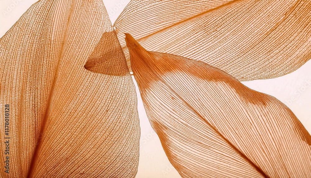 Poster elegant close-up of textured dried petal details with subtle lines and warm beige tones for nature a