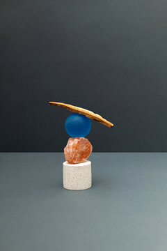 A minimalist composition showcasing a balance of elements