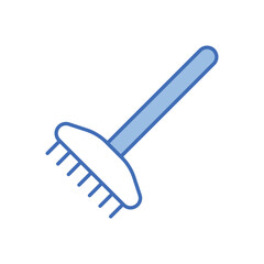 Rake vector icon