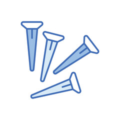 Hobnails vector icon