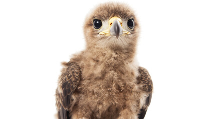 Obraz premium Eaglet eagle, isolated on transparent background