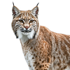 Obraz premium Lynx standing proudly with striking features