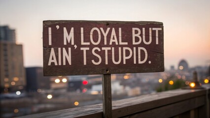 Loyalty and intelligence navigating relationships in urban life through personal reflections