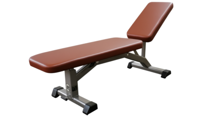 Exercise Bench, isolated on transparent background
