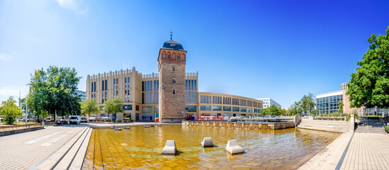 Roter Turm, Chemnitz, Sachsen, Deutschland 