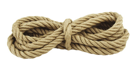 Fototapeta premium Rope, isolated on transparent background